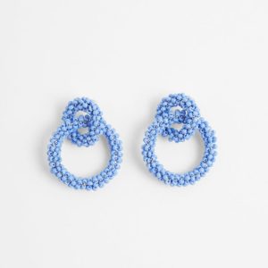 Beaded Hoop Earrings