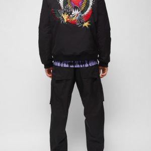 Embroidered Poly Twill Bomber