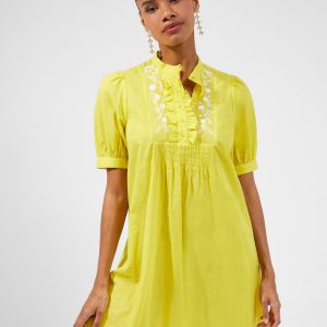 Alowie Lawn Embroidered Tuck Dress