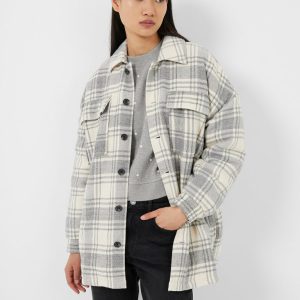 Caty Checked Shacket