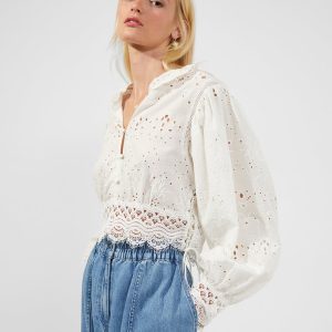 Biton Balloon Sleeve Blouse