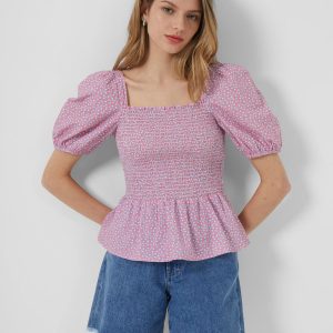 Elao Artina Smocked Top