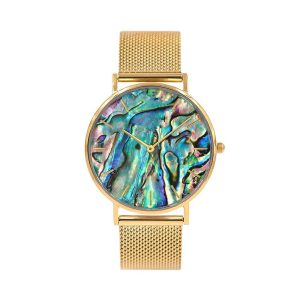 quartz golden watches