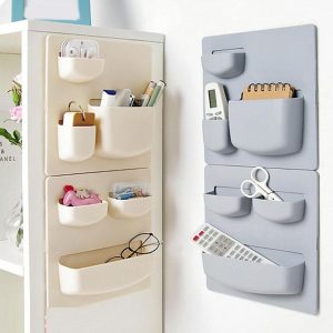 Self-adhesive Kitchen Refrigerator Fridge Storage Rack Organizer Cleaning Sponge Vegetable Fruit Kitchen Tools