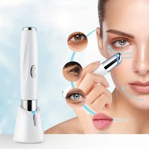 Revitalize and Soothe Your Eyes with SKYUV's Heated Therapy Wand - Portable, USB-Charged Vibrating Massager for Enhanced Skincare Absorption
