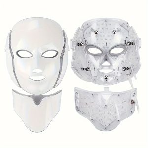Effortless Radiance: Colorful LED Face Mask - US Plug, Daily Skin Care for All Skin Types