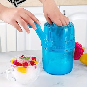 Manual Small Ice Breaker Domestic Blue Hand-free Mini Commercial Ice Breaker