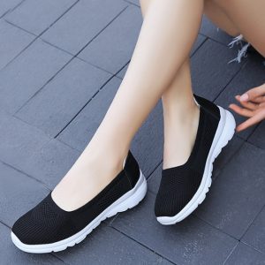 Flat Mesh Shoes Casual Sports Lazy Shoes For Women