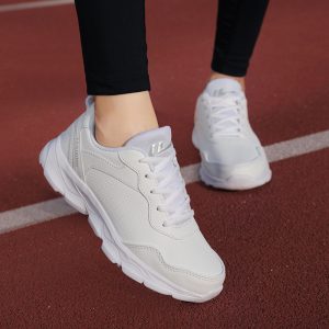 All-Match Black Sports Shoes Flat Shoes For Women