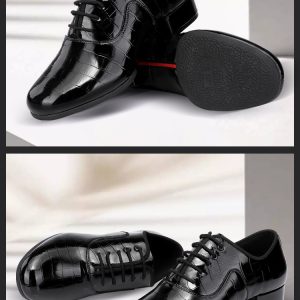 Modern Perform Crocodile Show Cowhide Shoes
