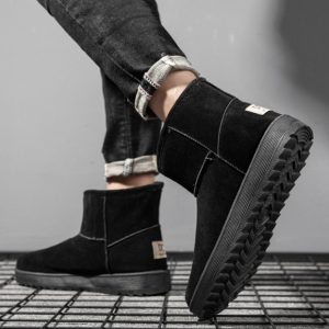 Plus Velvet Thick Shoes Winter Casual Snow Boots For Men