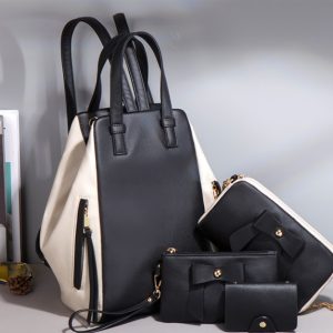 Fashion High Capacity Shoulder Bag 4pcs Set For Women