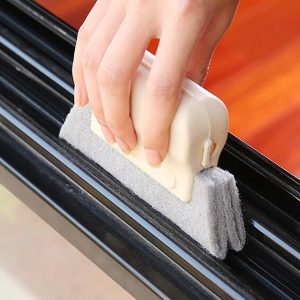 Window Groove Cleaning Cloth Window Cleaning Brush Windows Slot Cleaner Brush Clean Window Slot Clean Tool
