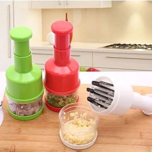 Stainless Steel Hand-Pressing Vegetable Chopper Pat Knife Home Multifunctional Ginger Onion Garlic Chopper Kitchen Supplies