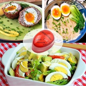 Egg Timer Kitchen Electronics Gadgets Color Eggs Cooking Changing Yummy Soft Hard Boiled Eco-Friendly Resin Red Timer Tools