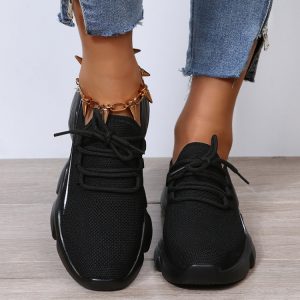 Easy Matching Sports Casual Women Lace Up Sneakers