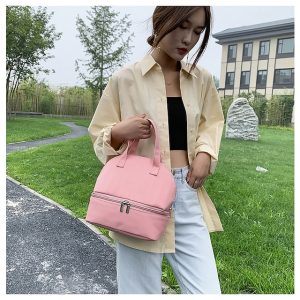 Lunch Bags for Women Portable Insulated Thermal Cooler Bag Adult Lunch Tote Lunch Boxes Reusable Meal Prep Containers Bag Sturdy for Work Picnic College Travel Snack Breakfast