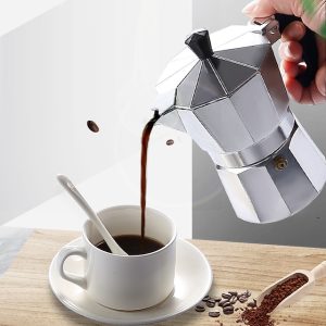Stovetop Espresso and Coffee Maker Moka Pot for Classic Italian and Cuban Caf Brewing Cafetera Kitchen Accessories Coffee Utensils