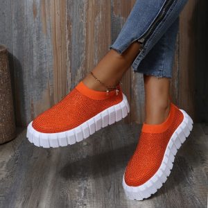 Women Simple Flat Sport Shoes