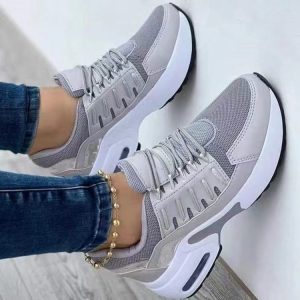 Casual Sports Lace Up Sneakers For Women