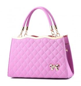 Spring quilted handbag embroidered messenger bag for women