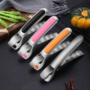Stainless Steel Anti-scald Clip Kitchen Multi-function Bowl Holder Plate Holder Plate Holder Non-slip Bowl Holder