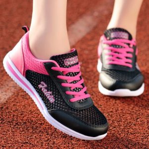 Breathable Summer Sports Shoes Low Flat Shoes For Women