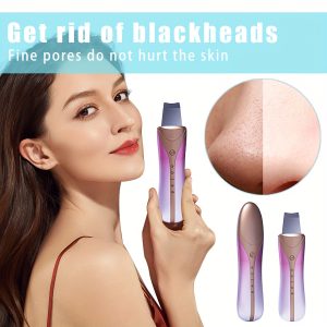 Skin Scrubber Skin Spatula, Blackhead Remover Pore Cleaner Face Beauty Lifting Tools For Facial Deep Cleansing - 4 Modes Best Gift For Girl