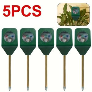 3u002F5pcs, Mini Soil Moisture Sensor Meter Probe Gardening Plant Flower Water Analyzer Test Portable Detector Metal Hygrometer Tool