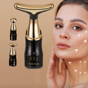OSUFI's 3-in-1 Electric Beauty Massager: Enhance Face, Neck, & Body | Portable, Unscented, Battery-Powered